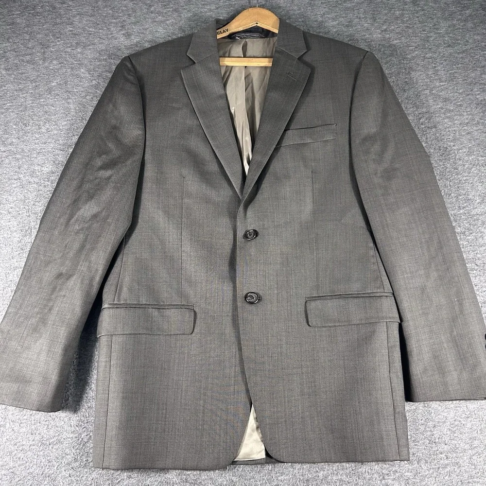 LAUREN RALPH LAUREN Wool‎ Laine Sport Jacket 2 Button 40R Brown Blazer Classic